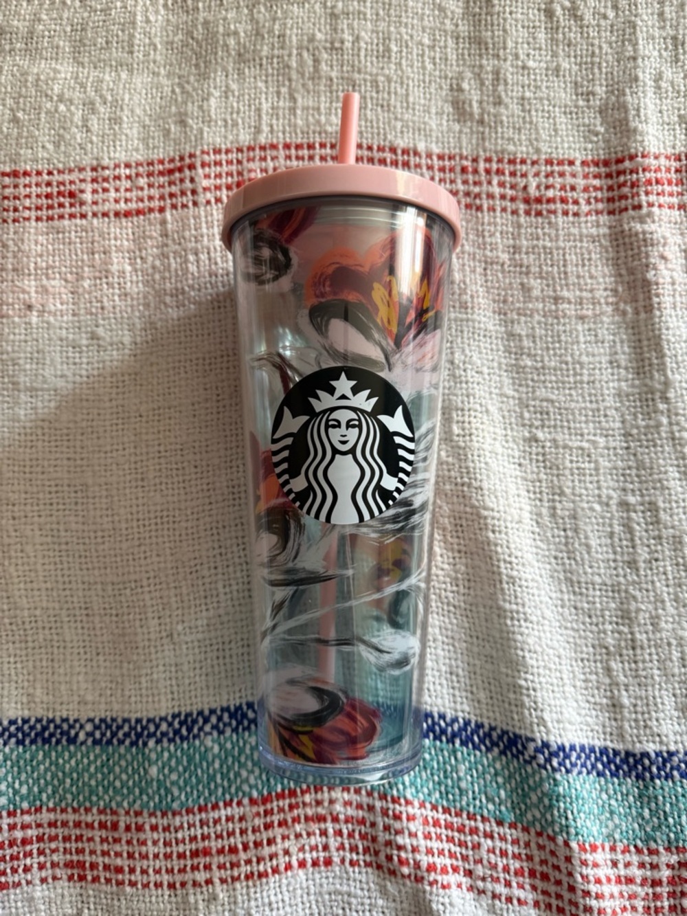 Starbucks Peony Floral Tumbler